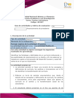 Guia de Actividades y Rúbrica de Evaluación - Fase 1 - Reconocimiento de Presaberes