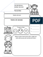 Hoja Del Reporte de Lectura