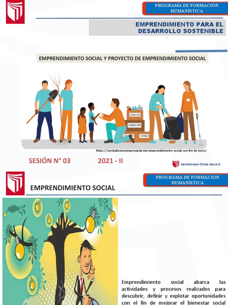 Emprendimiento Social y Desarrollo Sostenible | PDF | Iniciativa ...