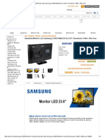 Televisión - Monitor LED Samsung LT24D310NQ - ZX de 23.6 - , Resolución 1366 X 768, 8 Ms