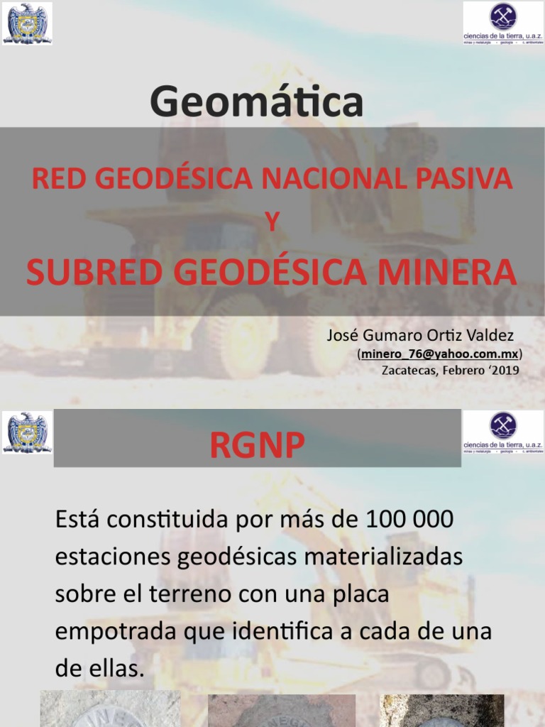 Red Geodésica Nacional y Minera en México | PDF | Geodesia | Informática