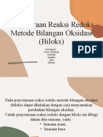 Penyetaraan Reaksi Redoks Metode Bilangan Oksidasi (Biloks)