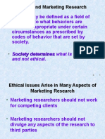 MR - 9 Ethics and Marketing Research RW