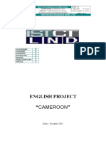English Project "Cameroon": Plan/Desing Document Handbook Instructive Process Regulation Laws Article