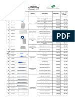 Price list electrocauter