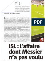 ISL, L'affaire Dont Messier N'a Pas Voulu