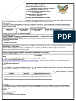 Plan de Trabajo Semana 20 Quimica 3 B