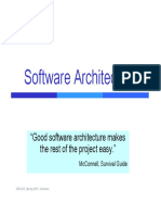 Software Architecture Models and Views