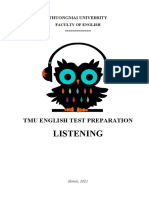 TMU English Test Preparation - LISTENING