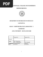 Download GE2115-Computer Practice Laboratory-I Manual-rev01 by Dhanesh Kothari SN52632357 doc pdf