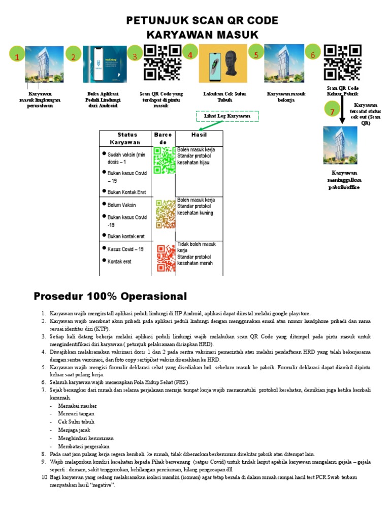 Petunjuk Scan QR Code | PDF