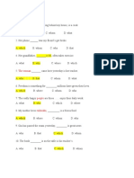 Relative Clauses Exercise