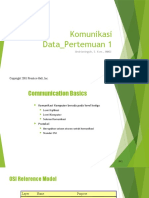 Komunikasi Data - Pertemuan 1