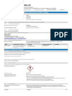 Ficha de seguridad para concentrado de espuma contra incendios