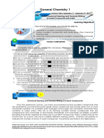 General Chemistry 1: Chemical Naming and Formula Writing Learning Objectives