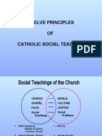 Twelve Principles OF Catholic Social Teaching