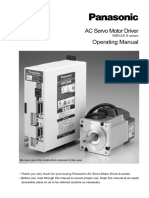 Panasonic AC Servo Motor Driver Mdddt5540