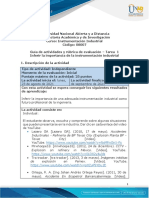 Guía de Actividades y Rúbrica de Evaluación - Tarea 1 - Inferir La Importancia de La Instrumentación Industrial