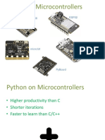 RpiMakers Python on Microcontrollers May 12 2018