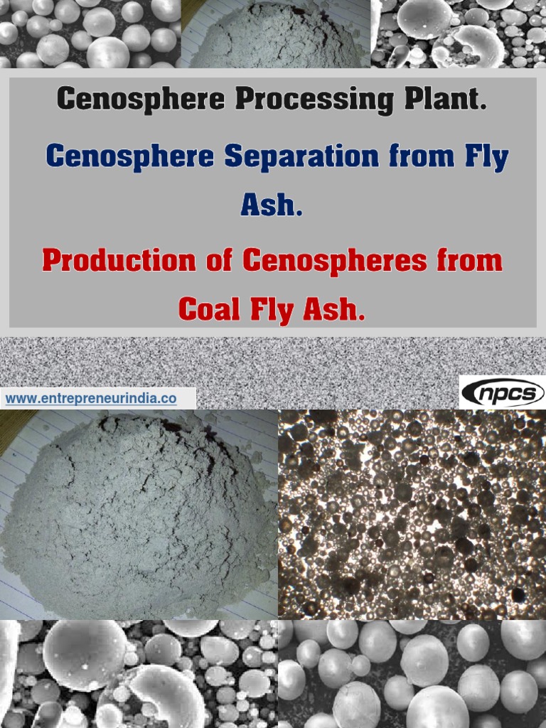 Cenosphere Processing - Plant. Cenosphere Separation From Fly Ash ...
