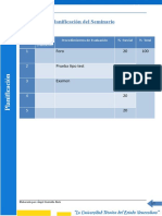 4-1 Planificación de Evaluaciones