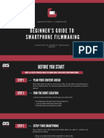 Beginners Guide To Smartphone Filmmaking