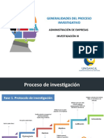 Generalidades Del Proceso Investigativo