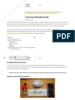How To Make 12v DC To 220v AC Converter - Inverter Circuit Design