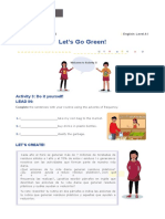 Let's Go Green!: Activity 3: Do It Yourself! Lead in