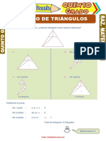 Conteo de Triángulos Para Quinto Grado de Primaria