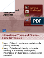 Trade Theory and Development Experience