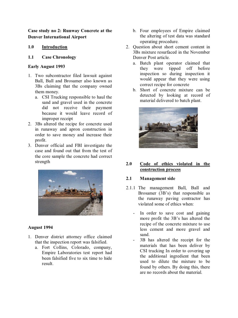 Denver international airport case study summary picture