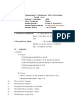 Download RPP KINEMATIKA GERAK LURUS by Yunus Erda SN52634533 doc pdf