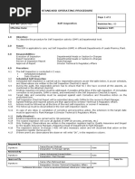 025 SOP Self Inspection