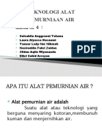 Teknologi Alat Pemurnian Air