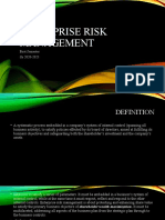 Enterprise Risk Management: First Semester Sy 2020-2021