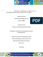 Matriz de Comparacion Identificar El Impacto de La Distribucion Fisica Internacional en El Entorno