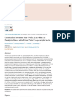 Correlation between Non-Polio Acute Flaccid Paralysis Rates with Pulse Polio Frequency in India - PubMed