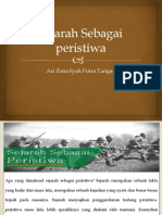 Sejarah Sebagai peristiwa