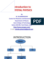 Introduction Crystal Physics