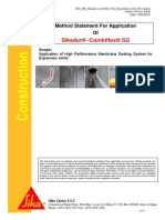 Sikadur® - Combiflex® SG: Method Statement For Application of