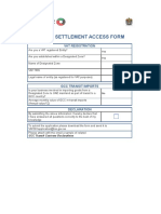 Vat 301 Settlement Access Form