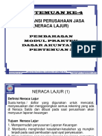 Akuntansi Perusahaan Jasa (Neraca Lajur) : Pertemuan Ke-4