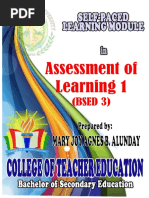 Assessment of Learning 1: (BSED 3)