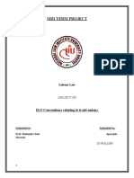 Mid Term Project: ILO Conventions Relating To Trade Unions