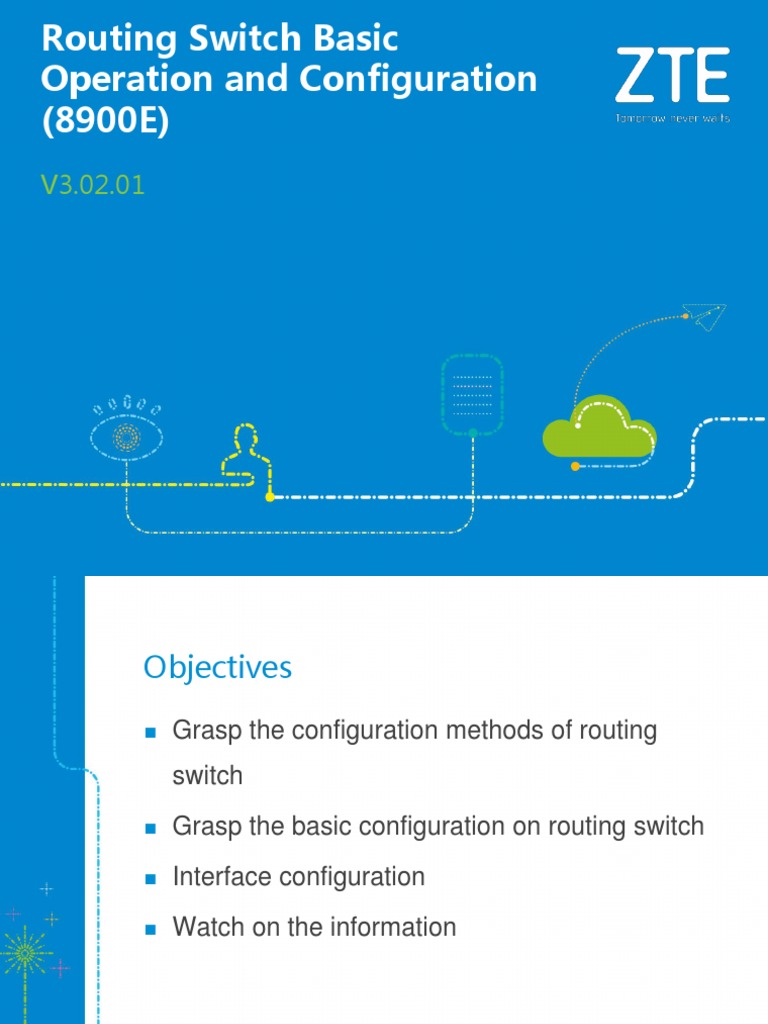 02 ZXR10 8900E Basic Operation (V3.02.01) - 201512-35p | PDF