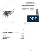 Checking Summary: COVID 19 Update: We're Here For You