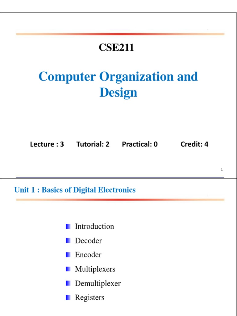 Basics of Digital Electronics | PDF