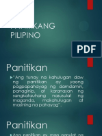 Panitikang Filipino - Matandang Panahon