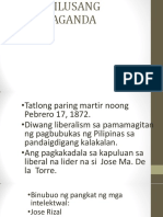 PAnitikang Filipino - Panahon NG Propaganda
